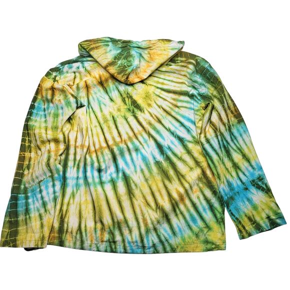 Gypsy Rose Grateful Dead Terrapin Banjo Tie Dye Cotton Hoodie Sweatshirt Turtle - Picture 3 of 9